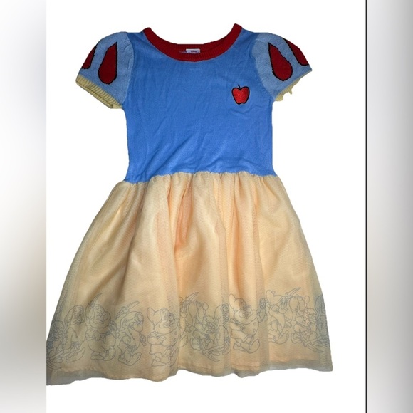 Disney Other - Snow White & the Seven Dwarfs Cosplay Costume Dress Blue/Yellow Girls Sizes